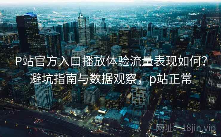 P站官方入口播放体验流量表现如何？避坑指南与数据观察，p站正常