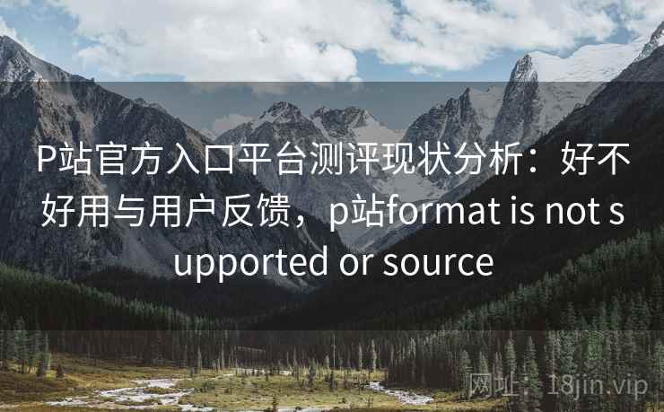 P站官方入口平台测评现状分析：好不好用与用户反馈，p站format is not supported or source