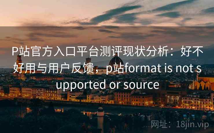 P站官方入口平台测评现状分析：好不好用与用户反馈，p站format is not supported or source