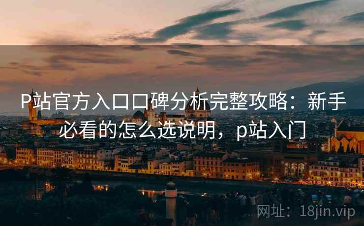 P站官方入口口碑分析完整攻略：新手必看的怎么选说明，p站入门