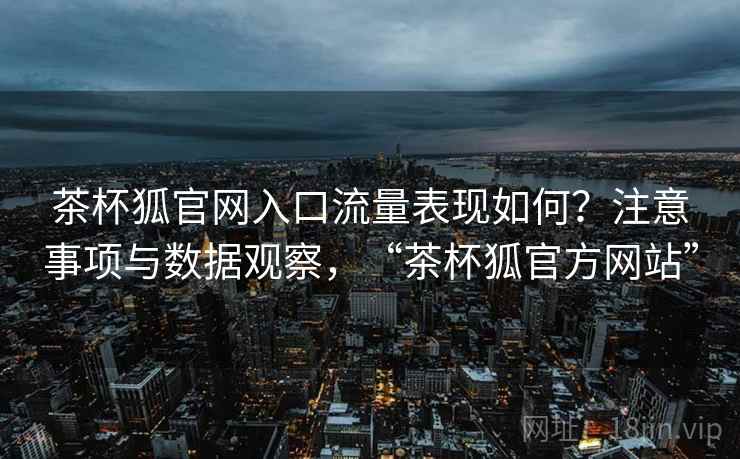 茶杯狐官网入口流量表现如何？注意事项与数据观察，“茶杯狐官方网站”