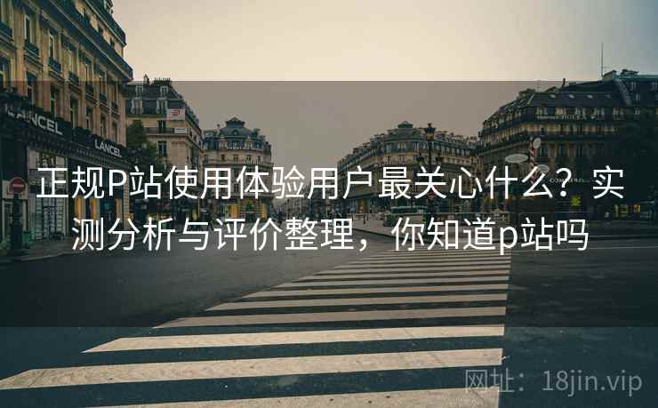 正规P站使用体验用户最关心什么？实测分析与评价整理，你知道p站吗