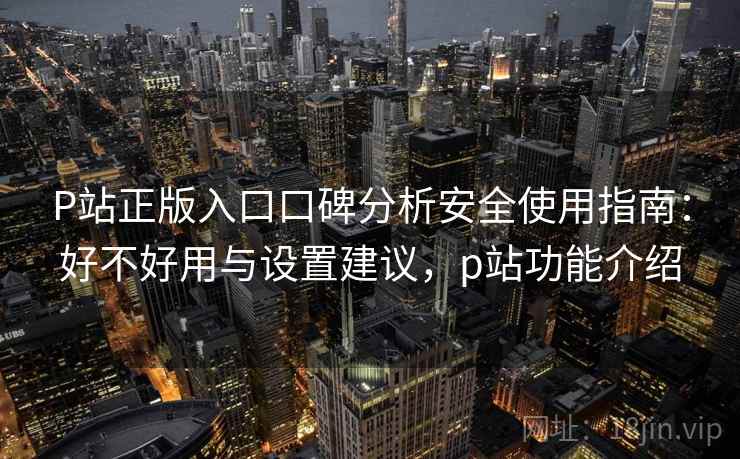 P站正版入口口碑分析安全使用指南：好不好用与设置建议，p站功能介绍