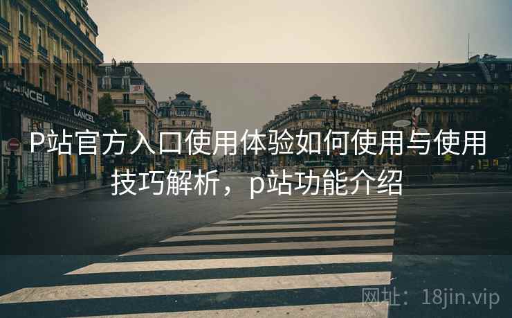 P站官方入口使用体验如何使用与使用技巧解析，p站功能介绍