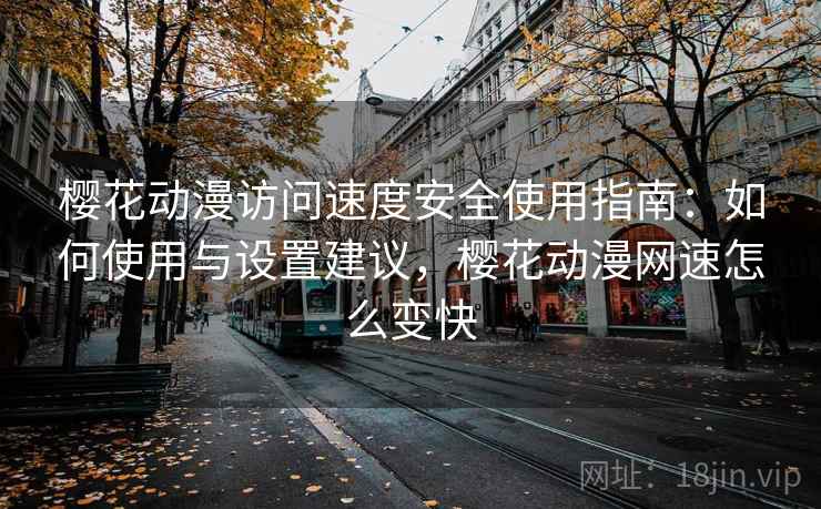 樱花动漫访问速度安全使用指南：如何使用与设置建议，樱花动漫网速怎么变快