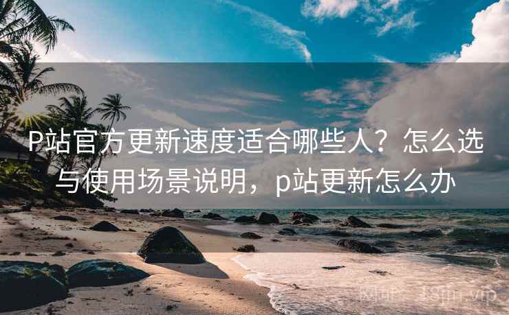 P站官方更新速度适合哪些人？怎么选与使用场景说明，p站更新怎么办