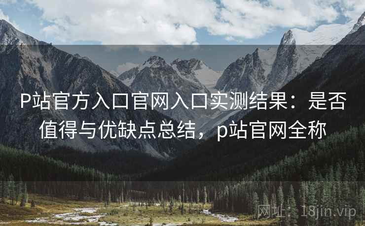 P站官方入口官网入口实测结果：是否值得与优缺点总结，p站官网全称